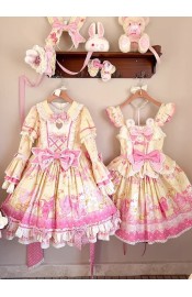 Mademoiselle Pearl Bow Rabbit 2026 Edition Blouse Cardigan Skirt Salopette JSK and OPs(Reservation/Multiple Colours/Full Payment Without Shipping)